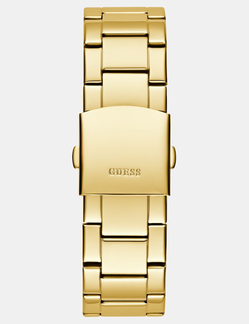 Mens Gold Tone Analog Watch