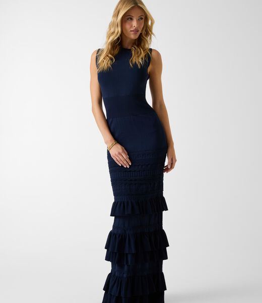 Marciano ruffle long dress