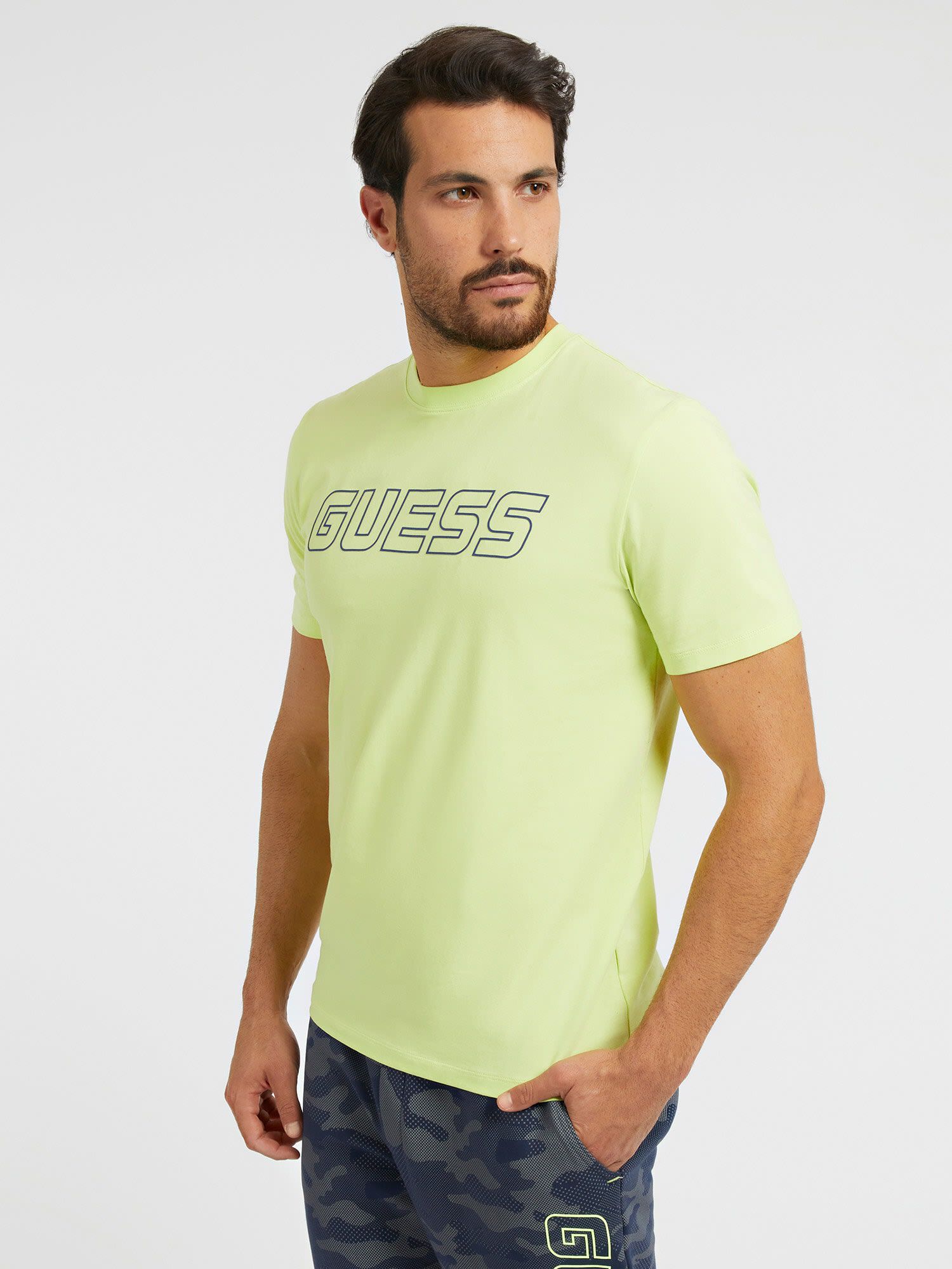 Shop GUESS Online Front Logo T Shirt