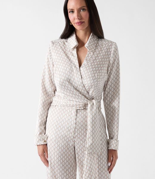 Marciano wrap-up blouse