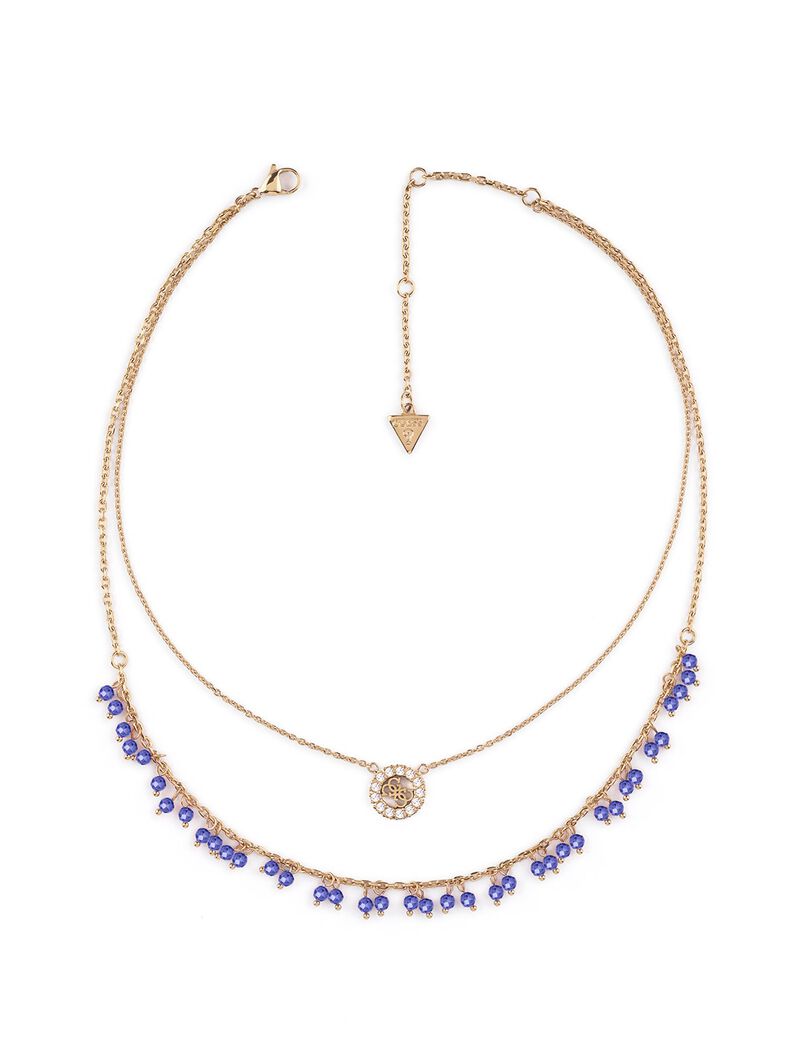 16 18 4G CZ BEAD DOUBLE NK