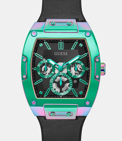 Multi-function genuine leather watch