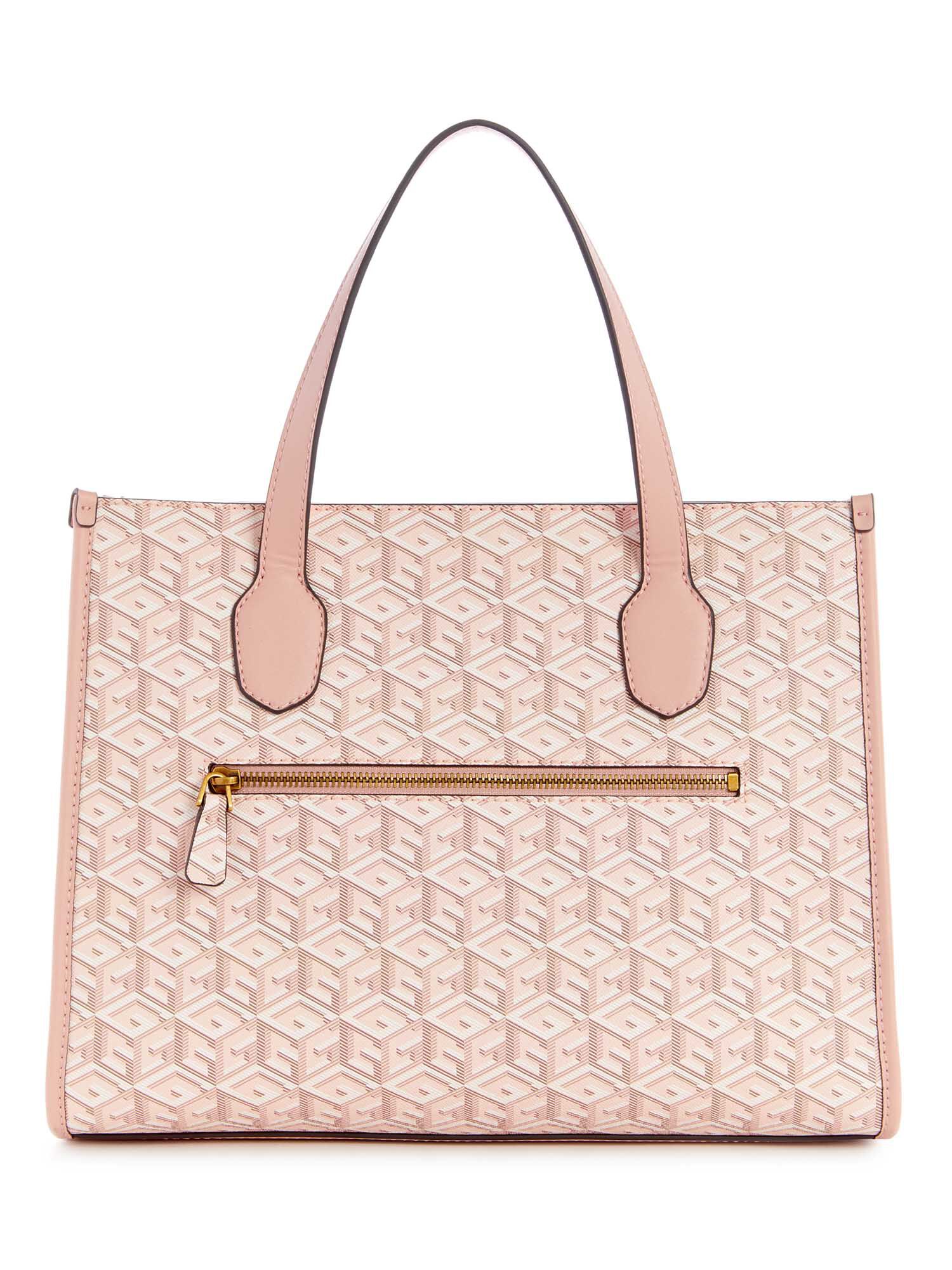 Shop GUESS Silvana G Cube Logo Handbag, Pink | GUESS UAE