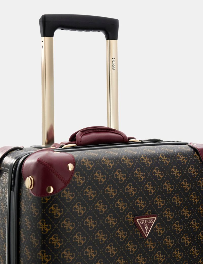 GUESS Trolley Jesco Jesco 8-Wheel 22 In Brown Donkerbruin 65cm | bol