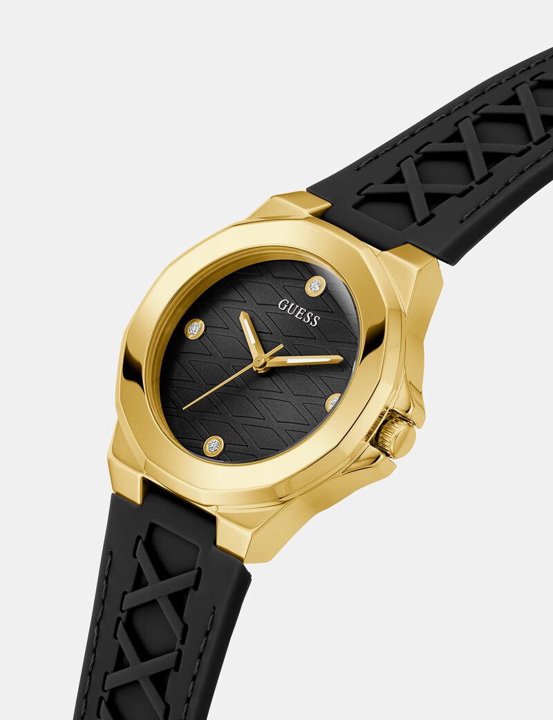 Analogue watch with corset detail