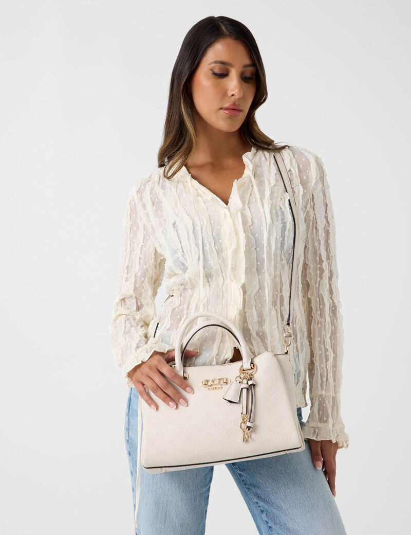 جيس anise triple zip satchel bag