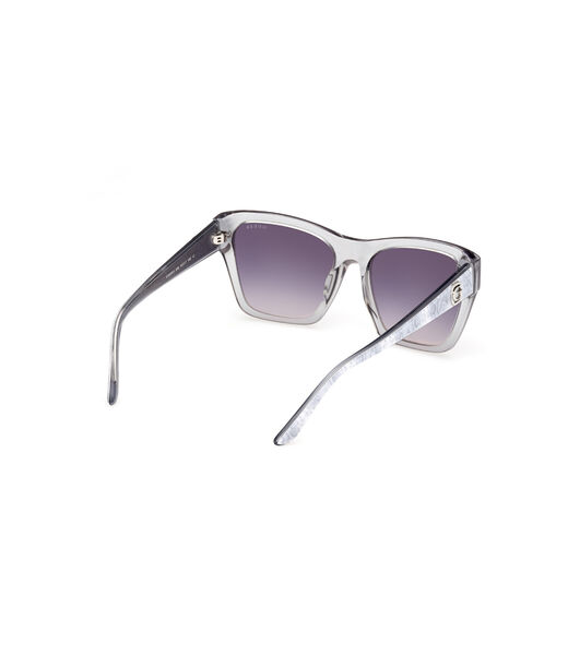 Square gradient grey smoke sunglasses
