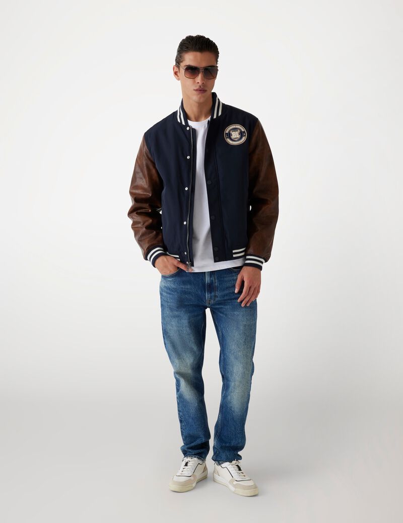 Twill college jacket