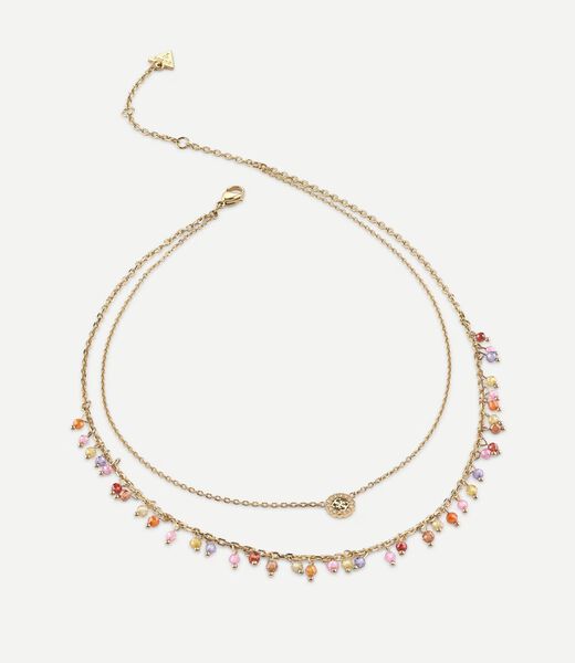 16 18 4G CZ BEAD DOUBLE NK