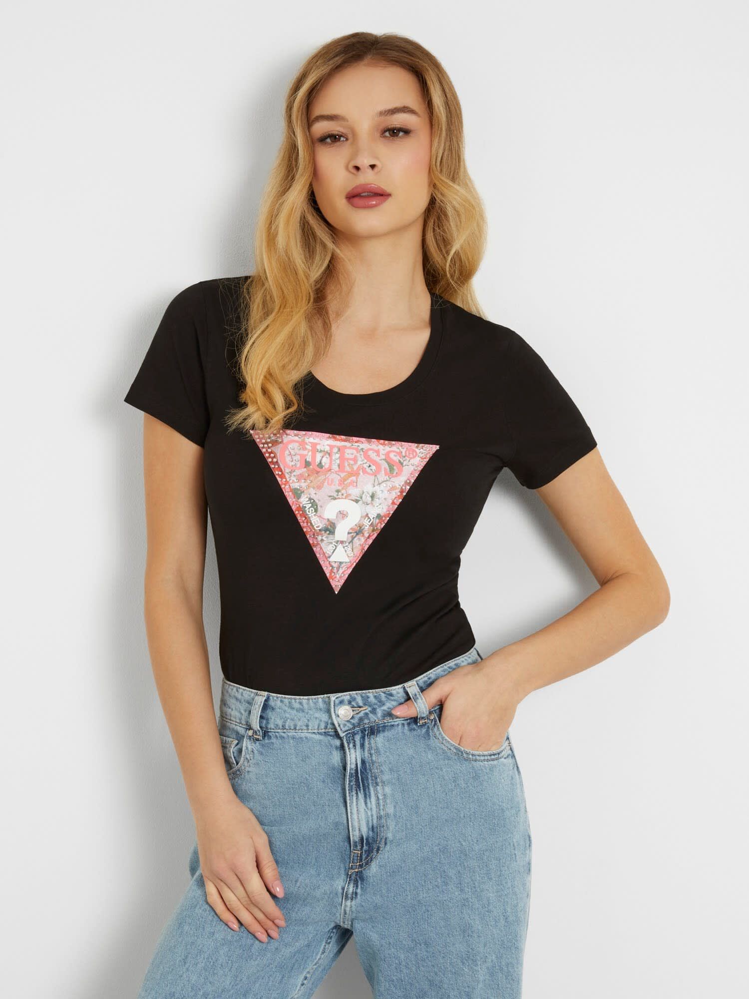 Guess flower shirt cheap