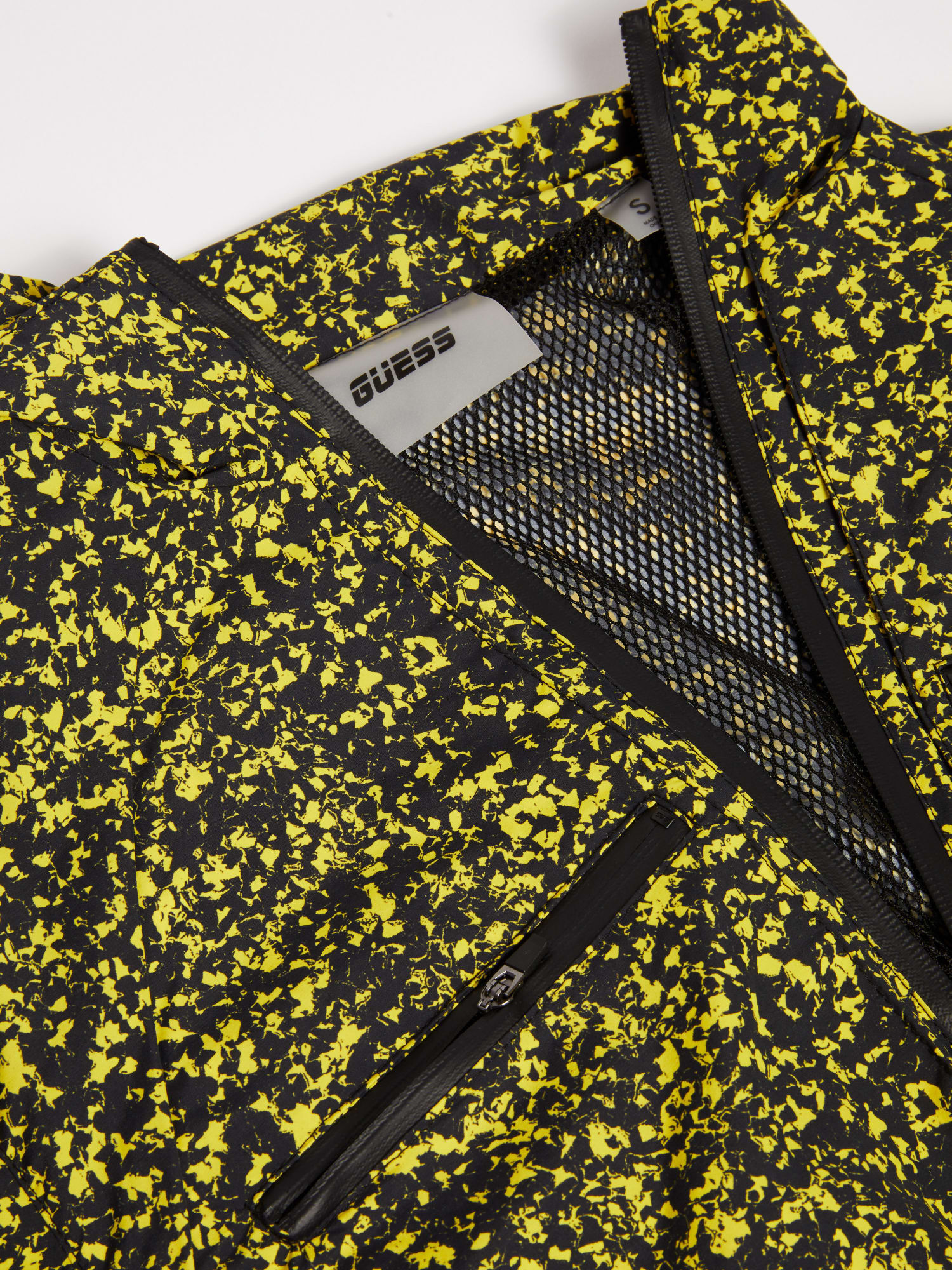 Yellow guess windbreaker outlet