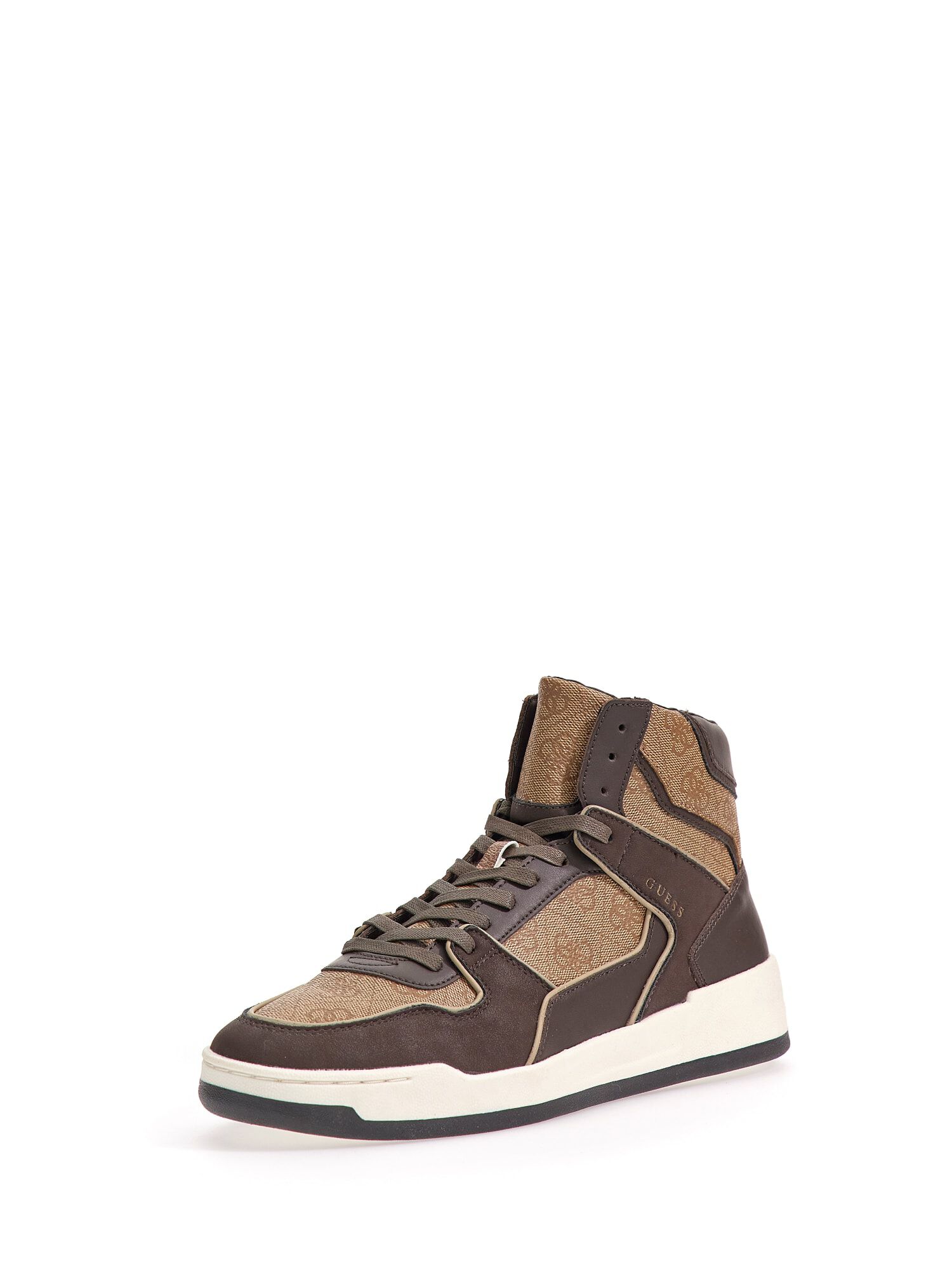 Shop GUESS Online Logo High Top Sneakers