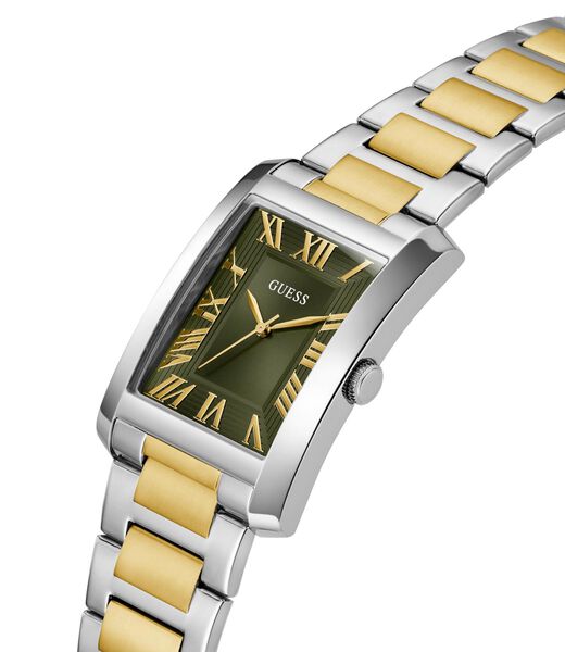 Mens 2 Tone Analog Watch