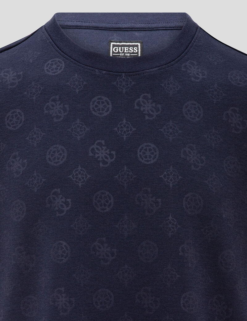 Embossed logo shirt