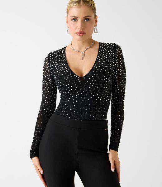 Marciano rhinestones top