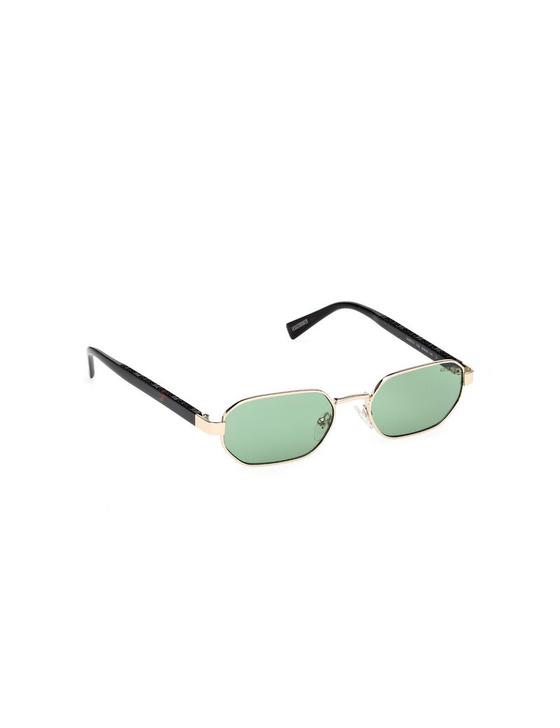 Geometric full rim sunglasses
