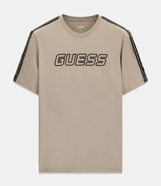 تي شيرت مطاطي بشعار أمامي