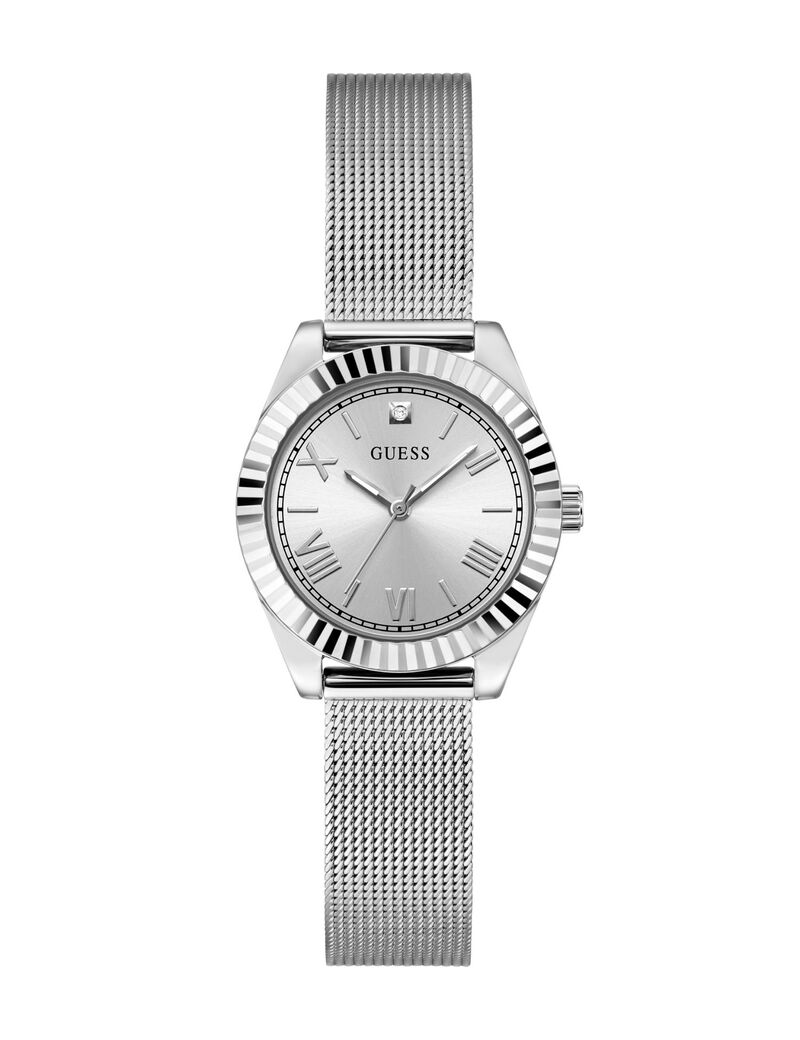 Ladies Silver Tone Analog Watch