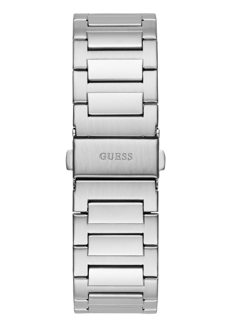 Mens Silver Tone Analog Watch