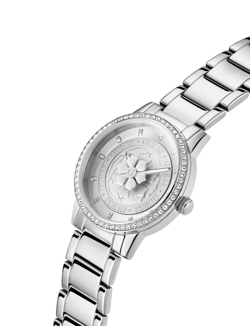 Ladies Silver Tone Analog Watch