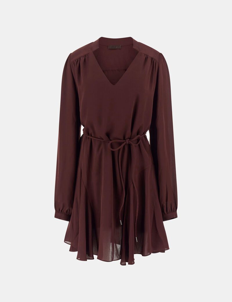 Flowing flounced dress