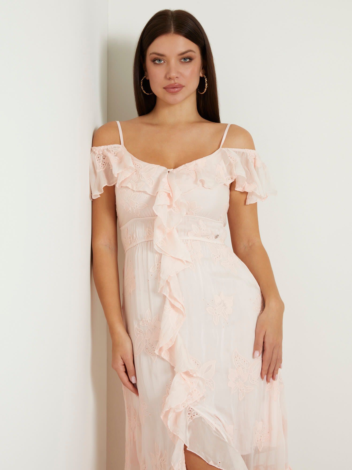 Guess embroidered dress 2025