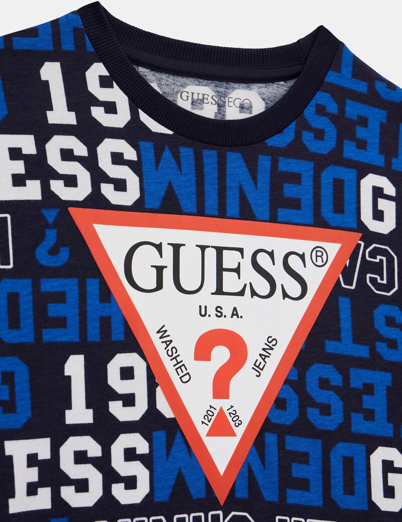 All over print stretch t-shirt