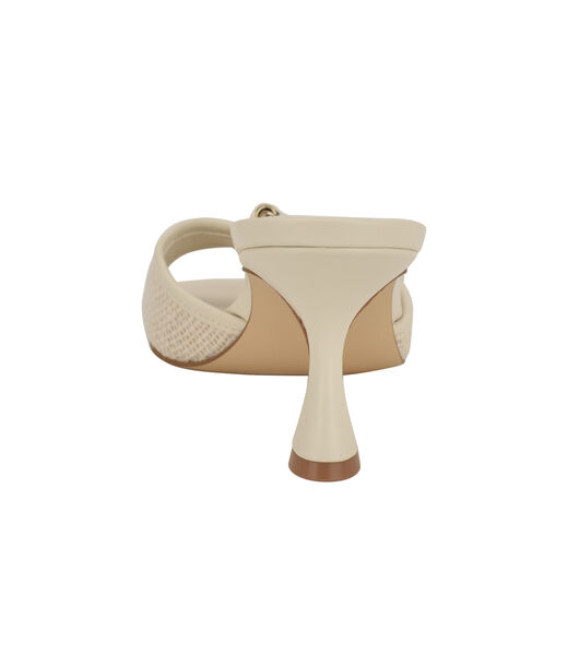 Dista Buckled Logo Kitten Heels