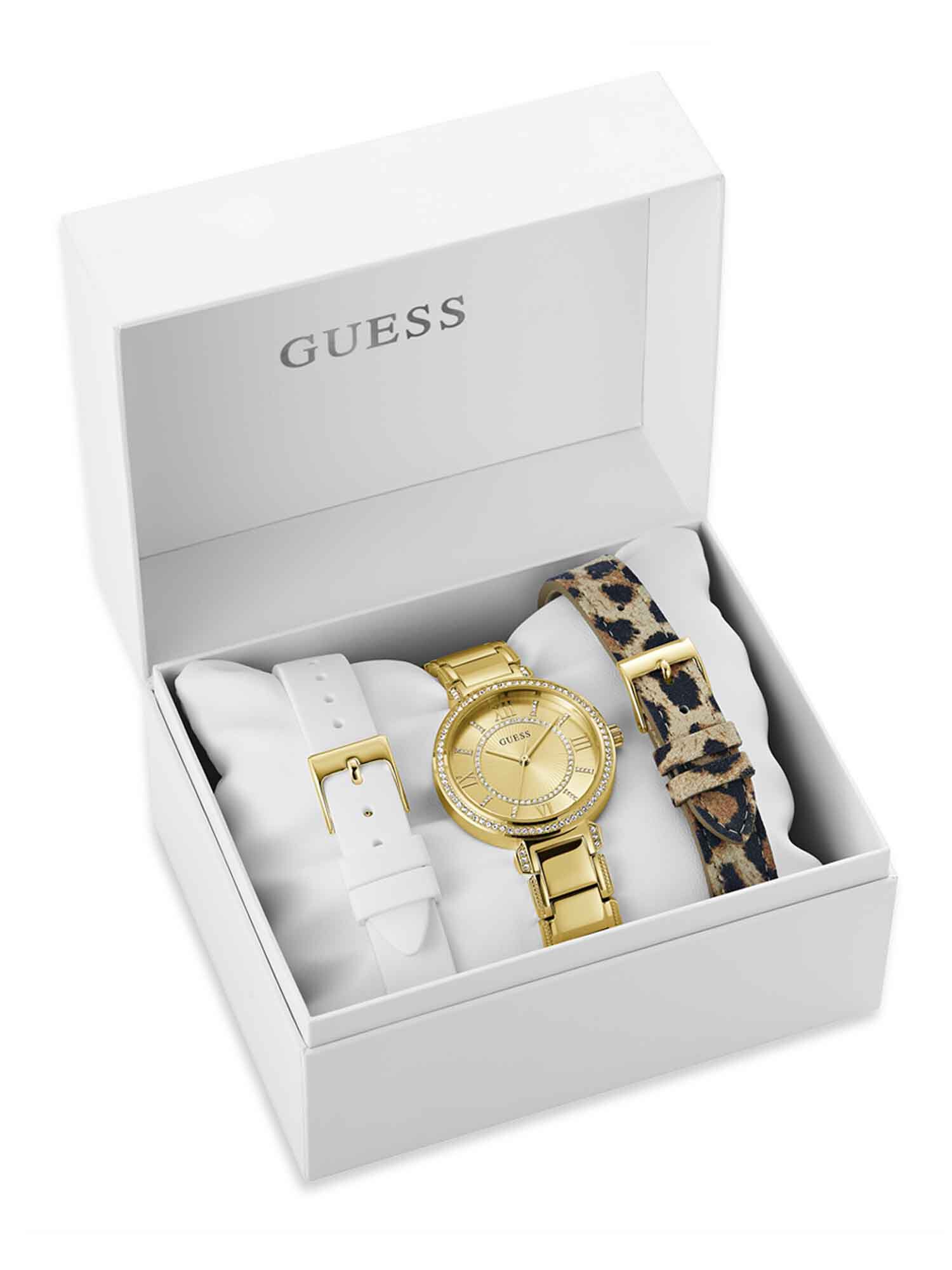 Guess watch 2025 and bracelet set