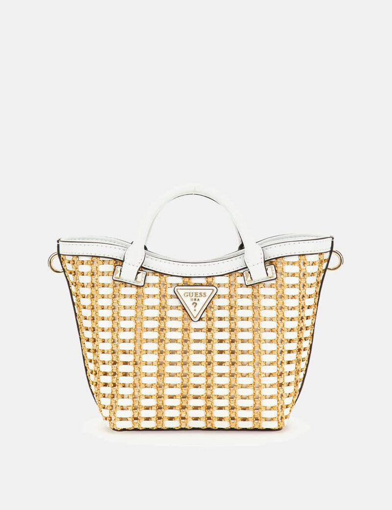 حقيبة يد أتاليا صغيرة من الرافيا