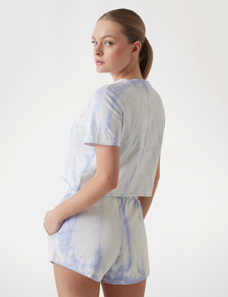 Tie-dyed logo T-shirt