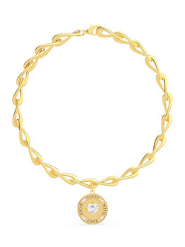 17" Big Chain 27Mm Coin Yellow Gold
