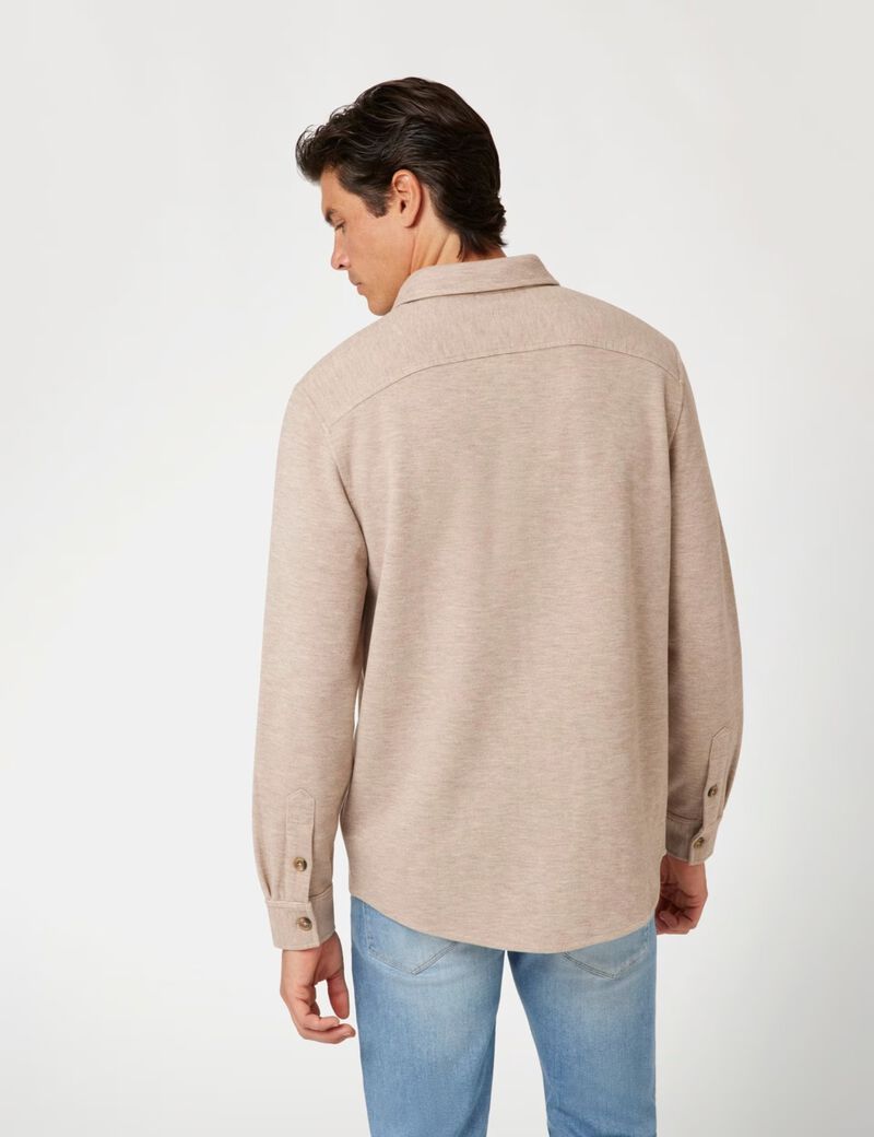 قميص من مزيج الصوف