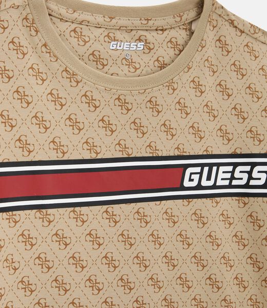 4G logo print stretch t-shirt