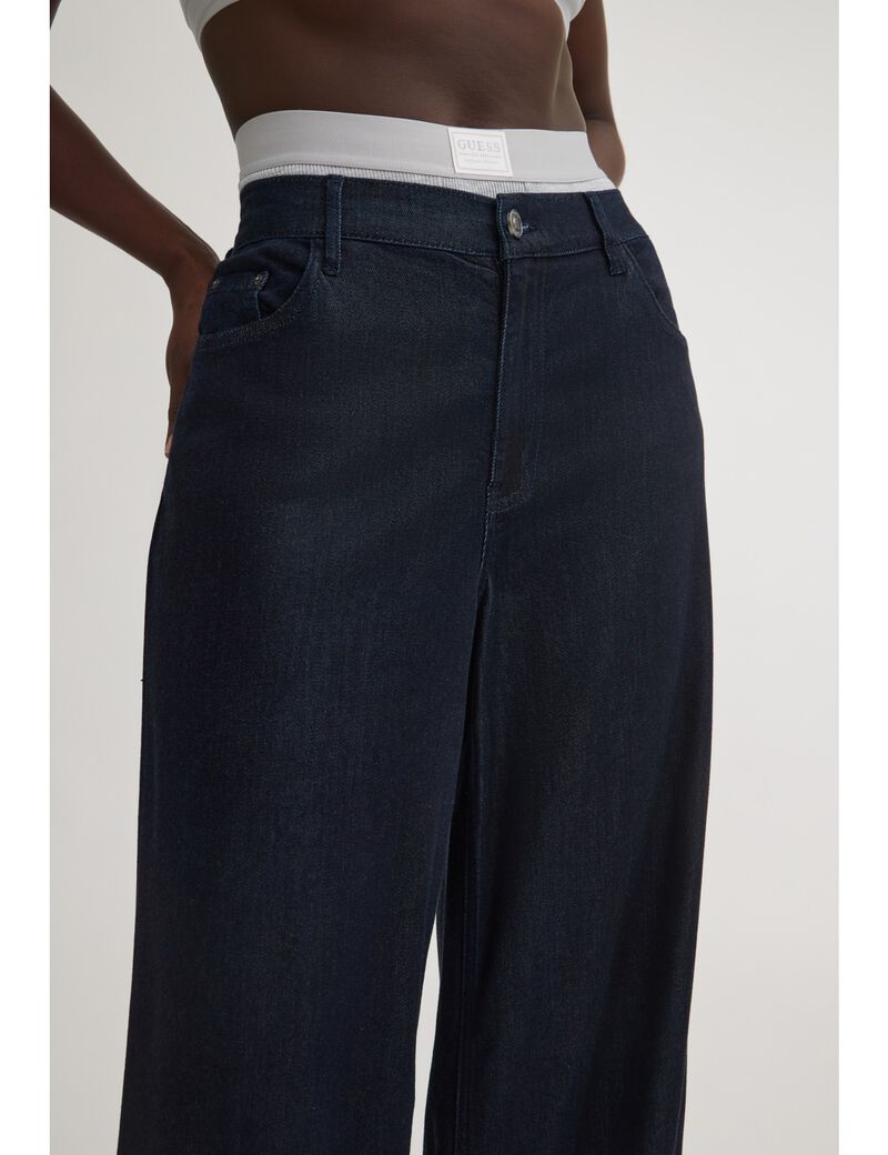 guess wide loose jeans