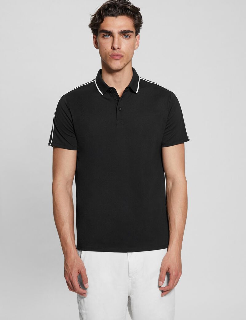 Logo bands polo shirt