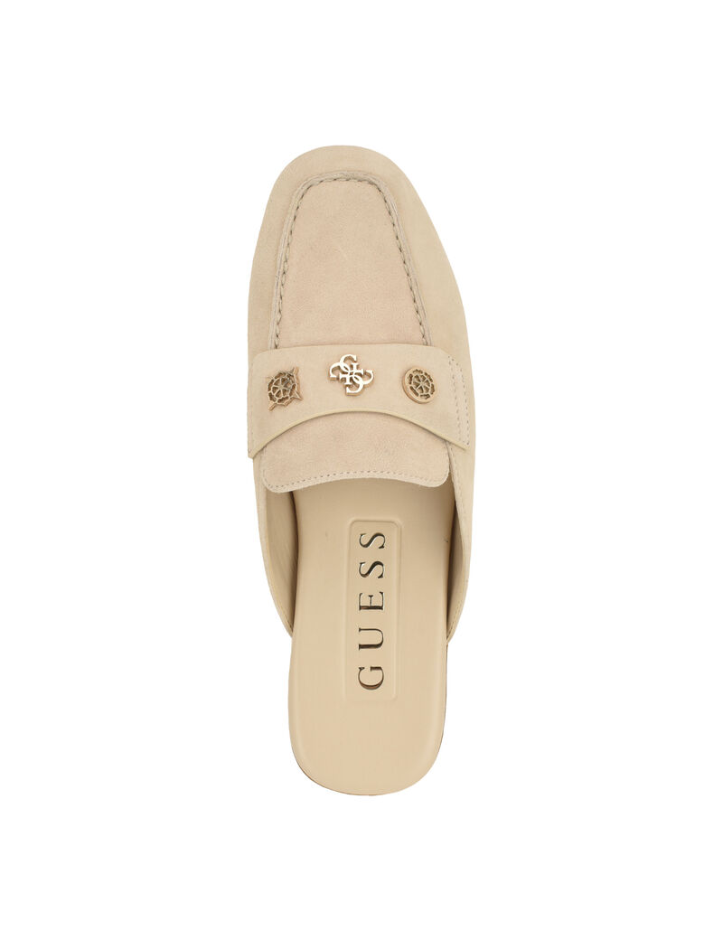 Aydeen Slip-on Backless Loafer Mule Flat