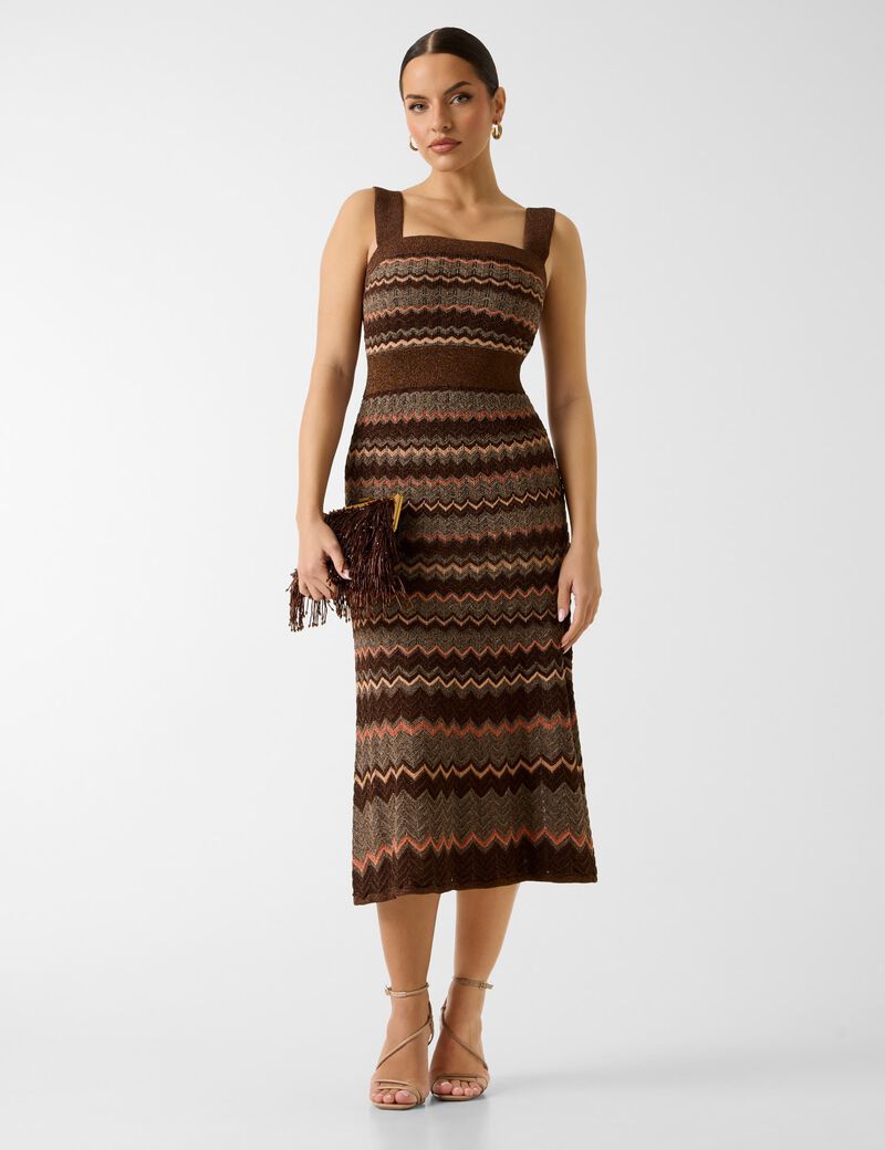 SUKI SL SQUARED NECK SWTR DRES