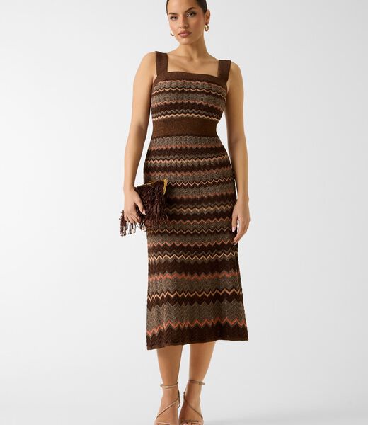 SUKI SL SQUARED NECK SWTR DRES