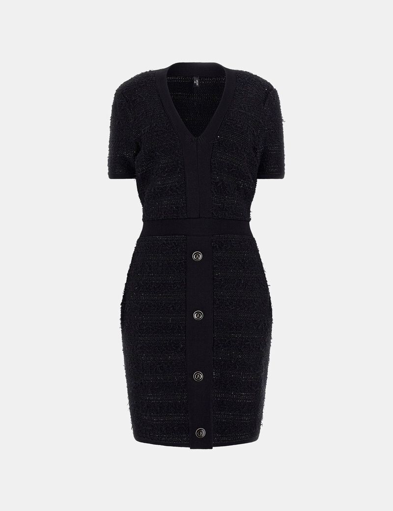 Marciano bouclé mini sweater dress
