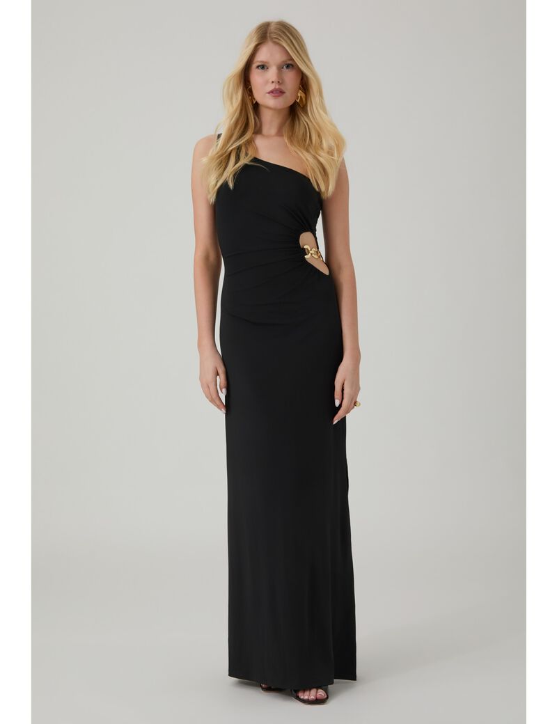 جيس one shoulder jazlyn dress