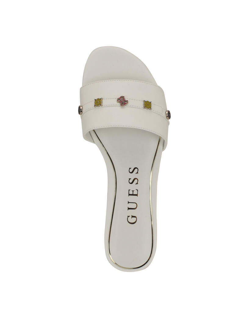 Tasam logo slide flat sandal