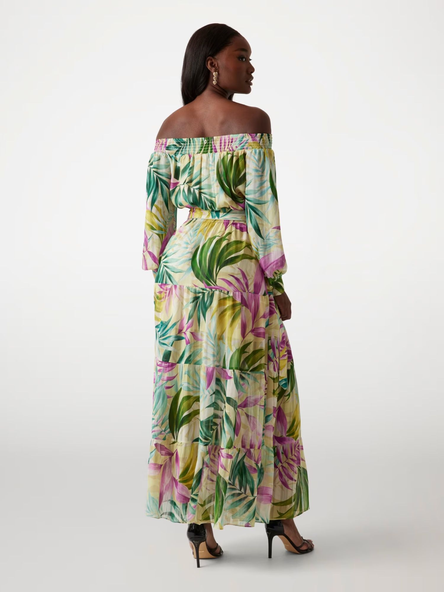 guess floral maxi dress Printed Long Dress